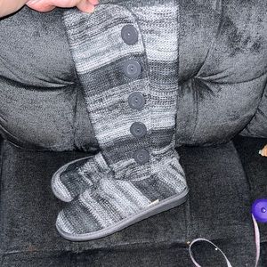 COPY - Gray MukLuks boots